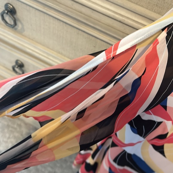 NWOT Sandra Darren three-quarter sleeve dress. Perfect for Spring! - Picture 3 of 4